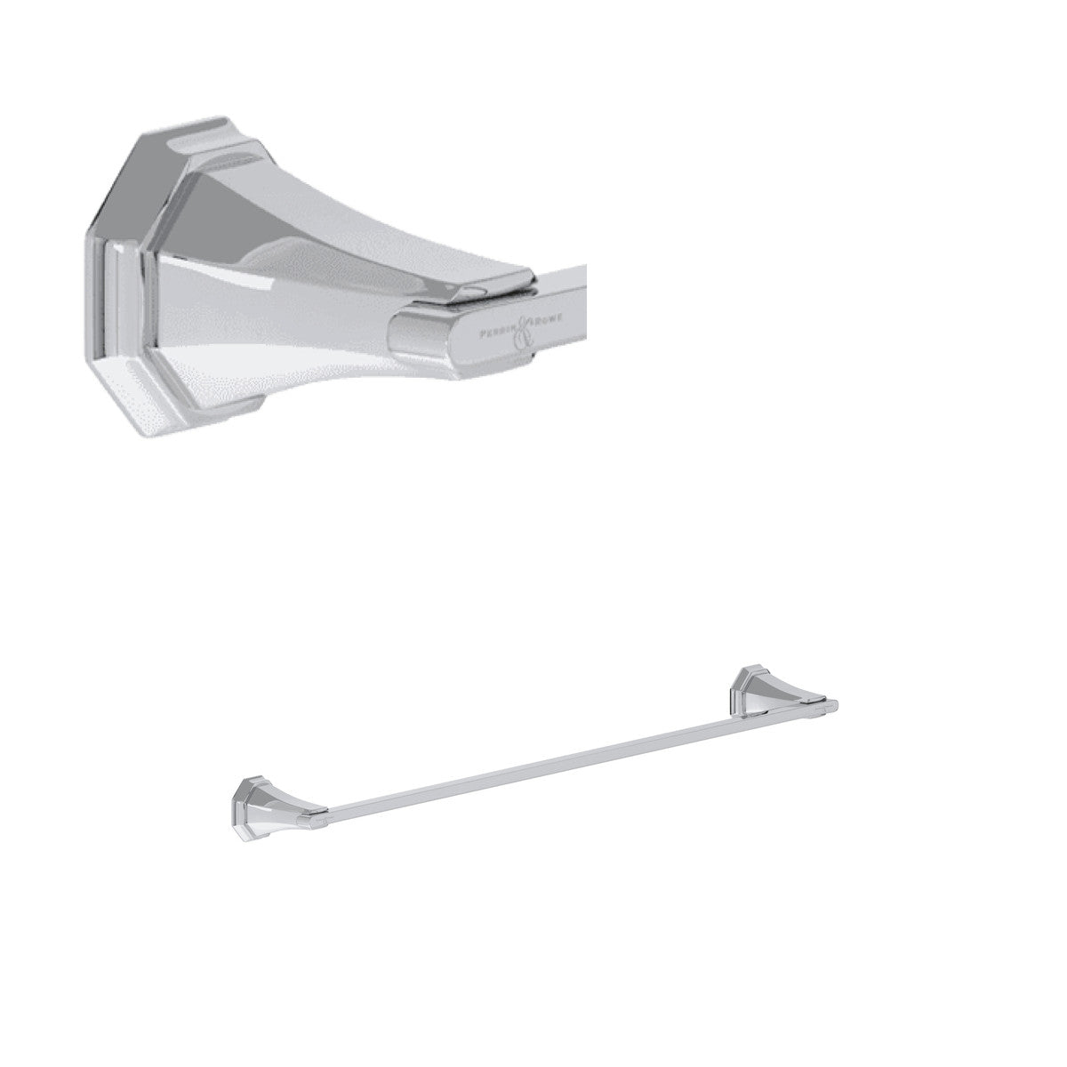 Perrin & Rowe Deco 18" Towel Bar