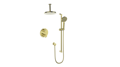 Vogt Wörgl 2-Way Thermostatic Shower System With Rough-In Valve - SET.OR.220.220