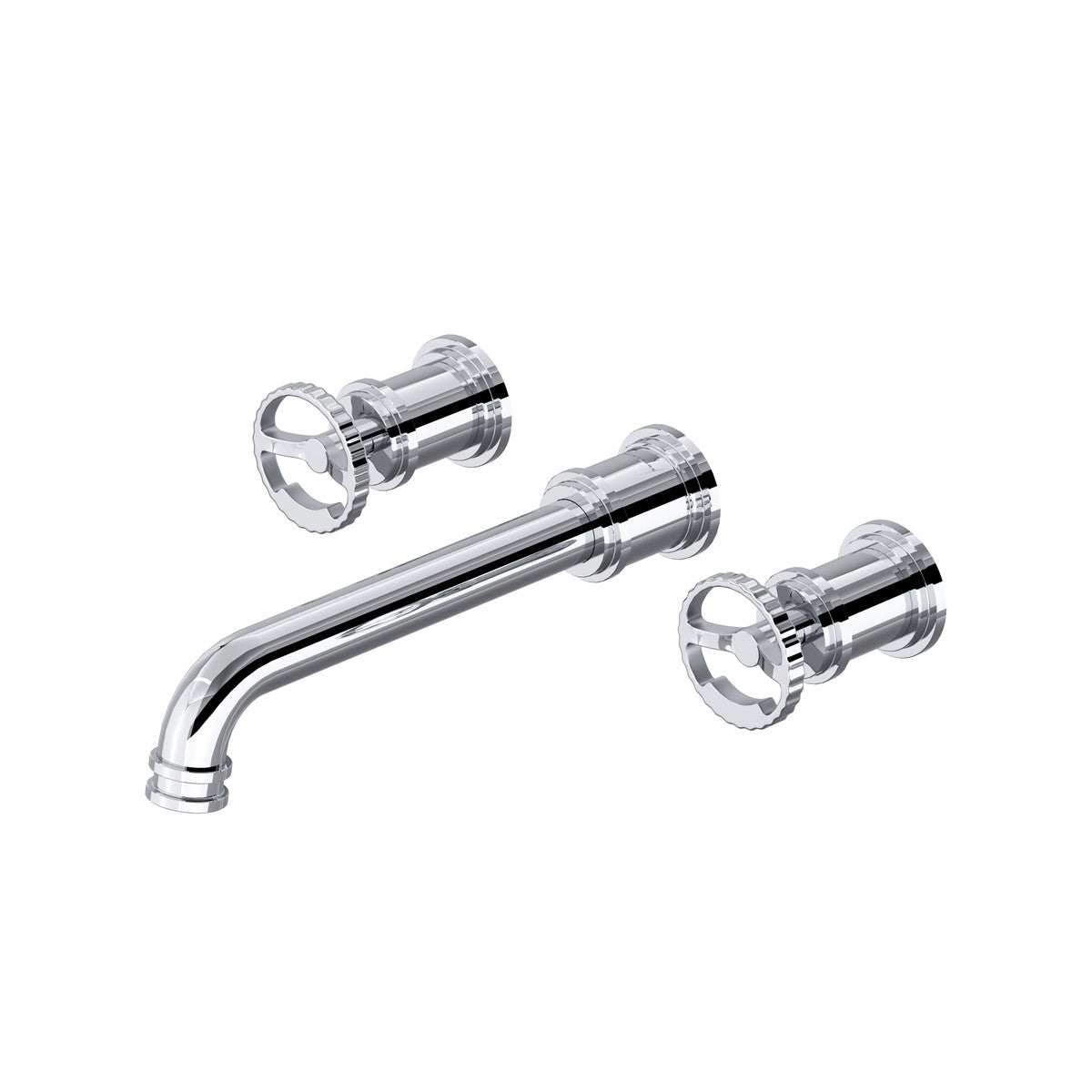 Perrin & Rowe Armstrong Wall Mount Lavatory Faucet Trim Only - Wheel Handle