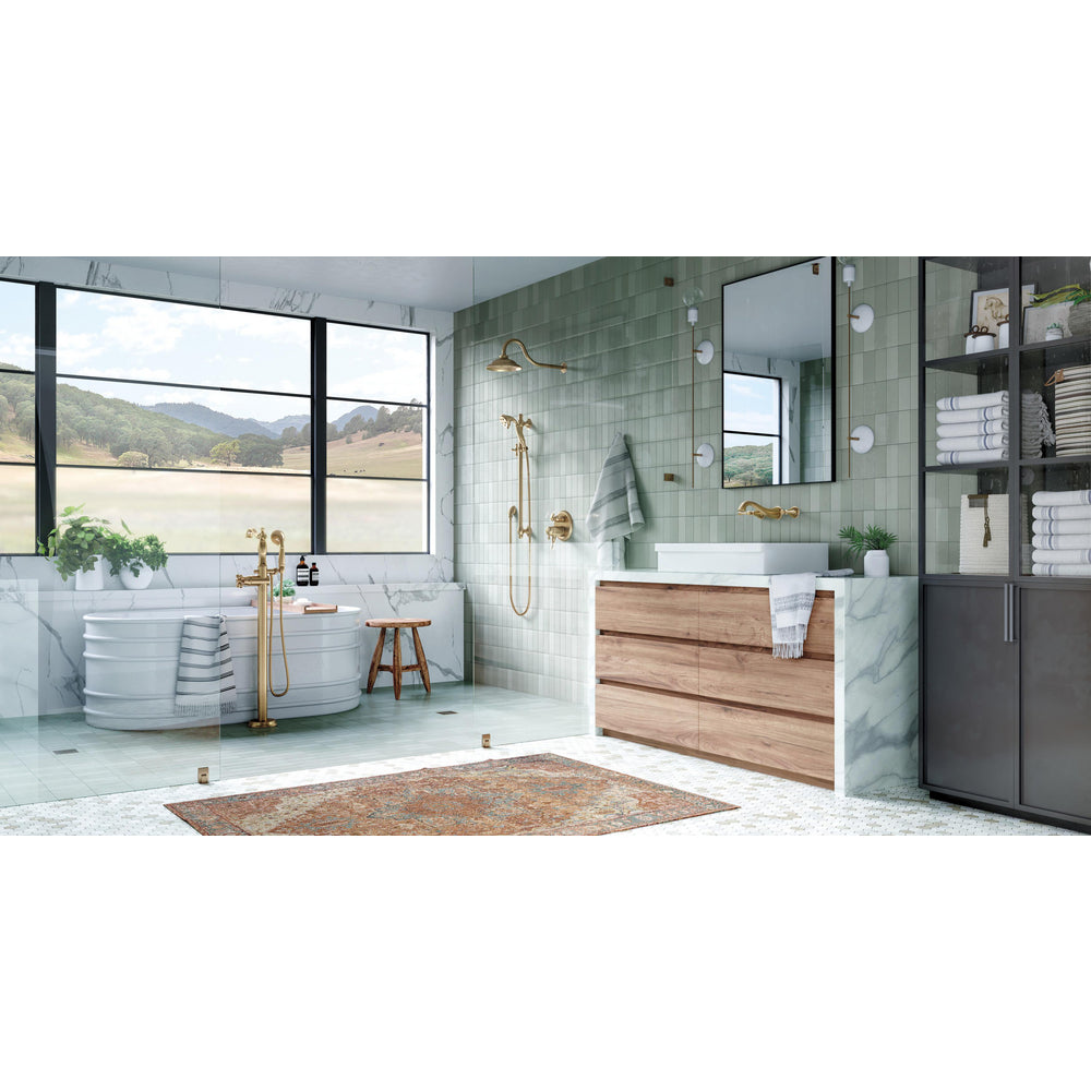 Delta Universal Showering H2Okinetic 3-Setting Slide Bar Hand Shower - 51308