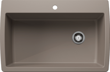 Blanco Diamond Super Single Silgranit Dual Mount Kitchen Sink