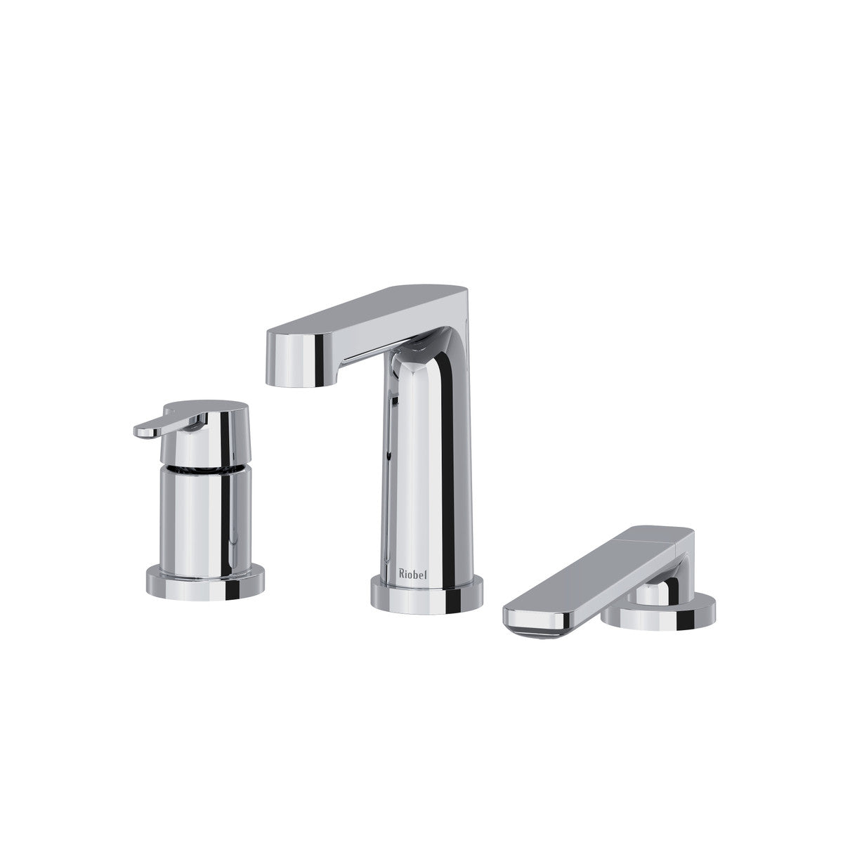 Riobel Nibi 3-Hole Pressure Balance Deck Mount Tub Filler Trim - TNB10