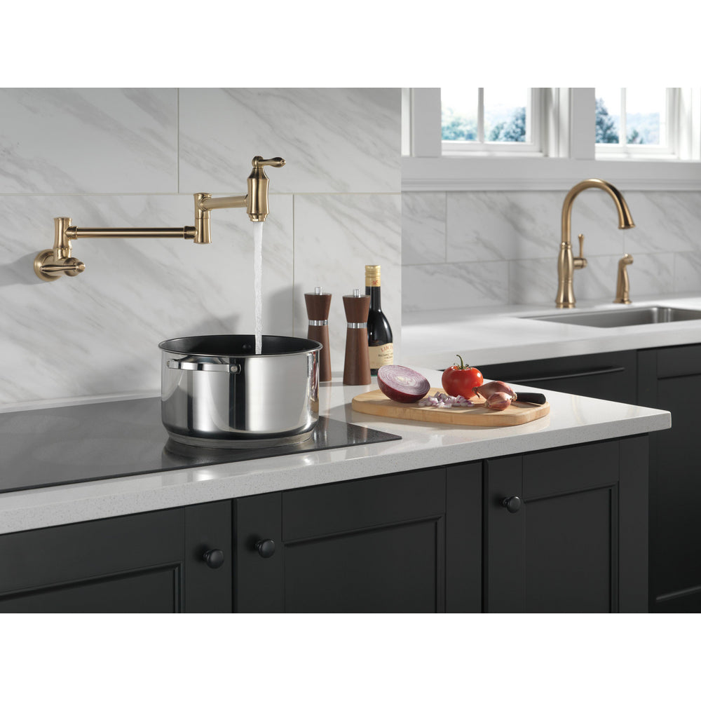 Delta Traditional Wall Mount Pot Filler - 1177LF