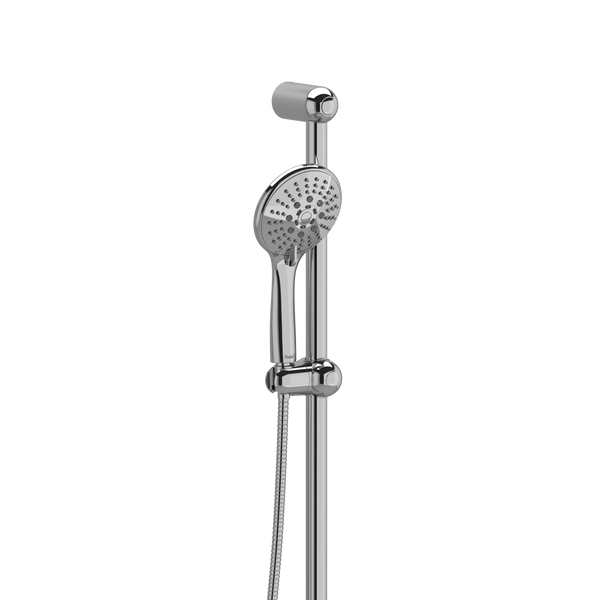 Riobel Handshower Set With 32" Slide Bar and 3-Function Handshower- 6006