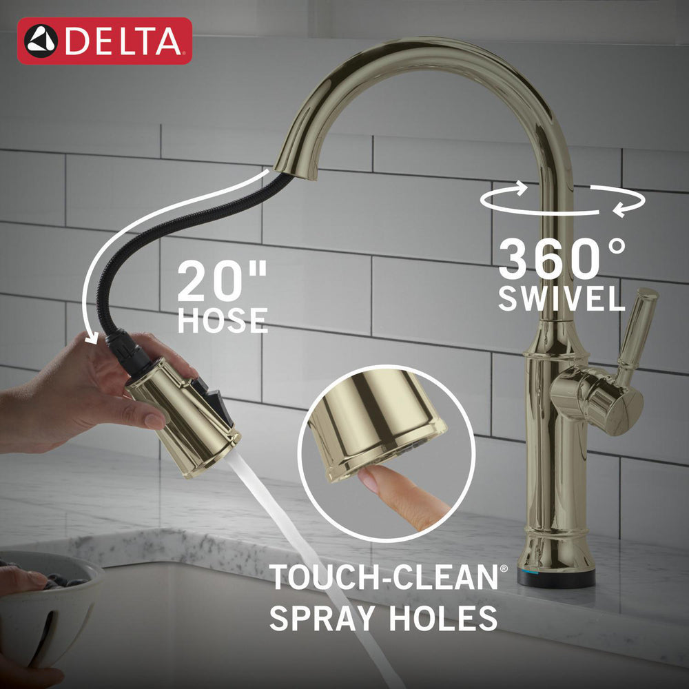 Delta Renaldi Touch2O Kitchen Faucet with Touchless Technology - 9184TL