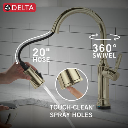 Delta Renaldi Touch2O Kitchen Faucet with Touchless Technology - 9184TL