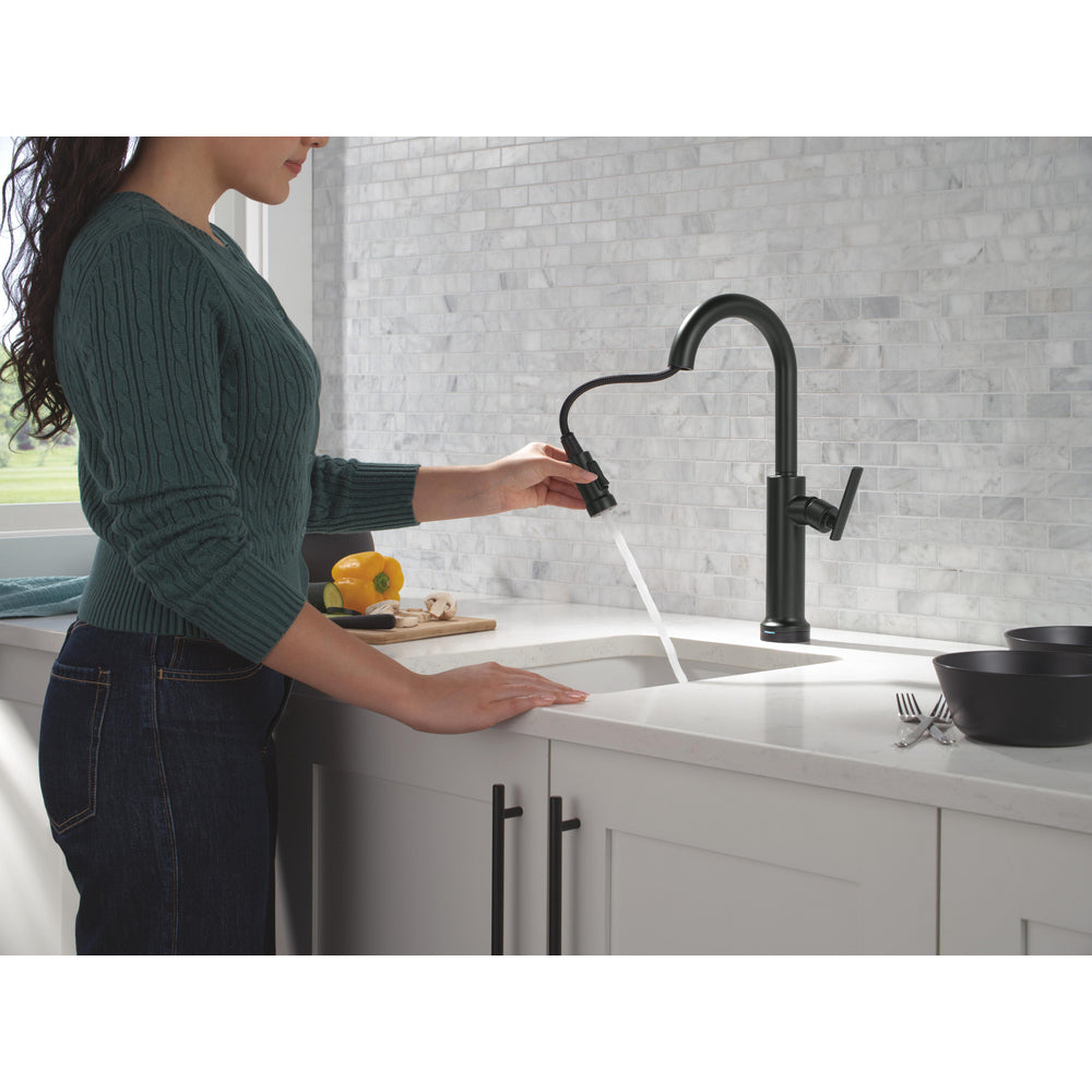 Delta Altado Touchless Pulldown Bar/Prep Faucet - 9986TL