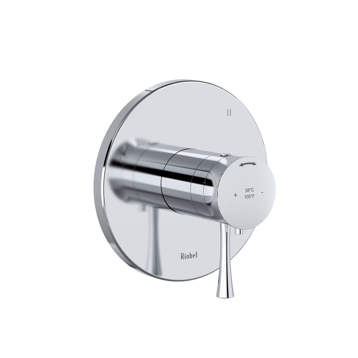 Riobel Edge 1/2 Inch Thermostatic & Pressure Balance Trim With Up To 5 Functions