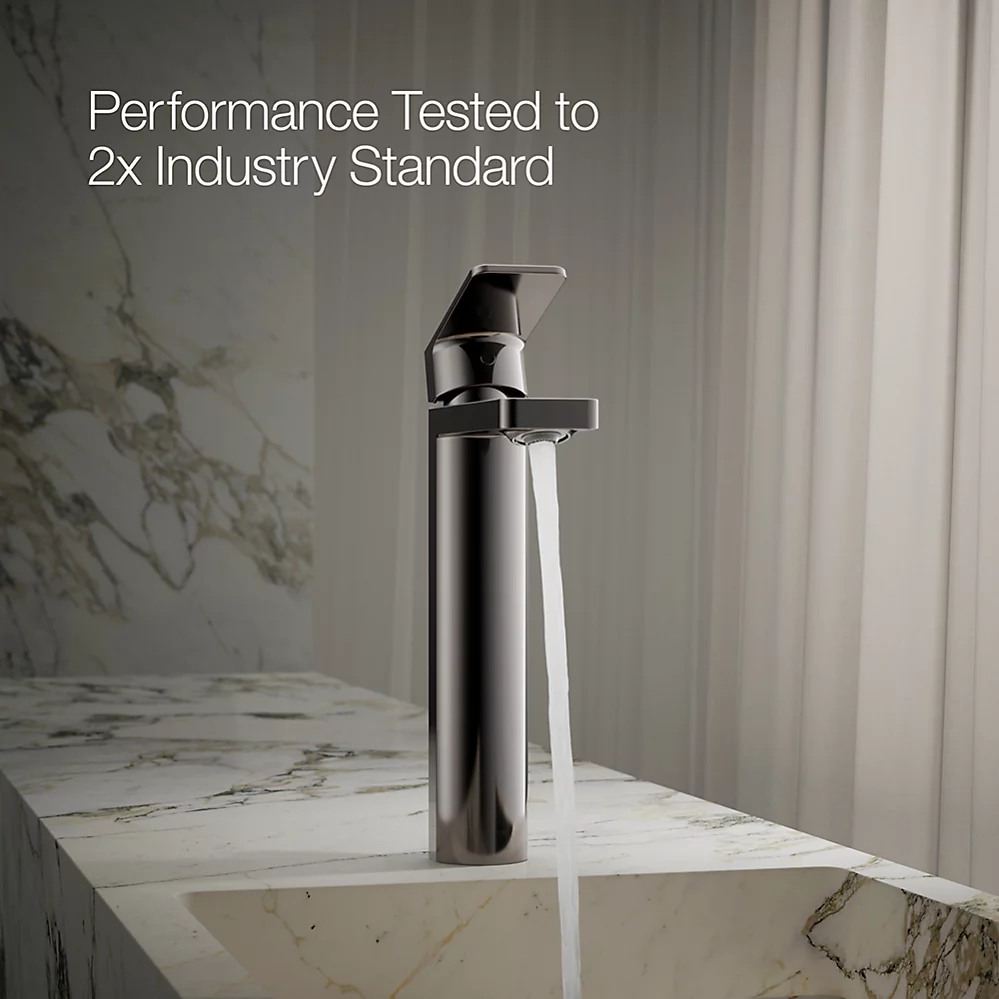 Kohler Parallel Tall Single-Handle Bathroom Sink Faucet, 1.2 GPM