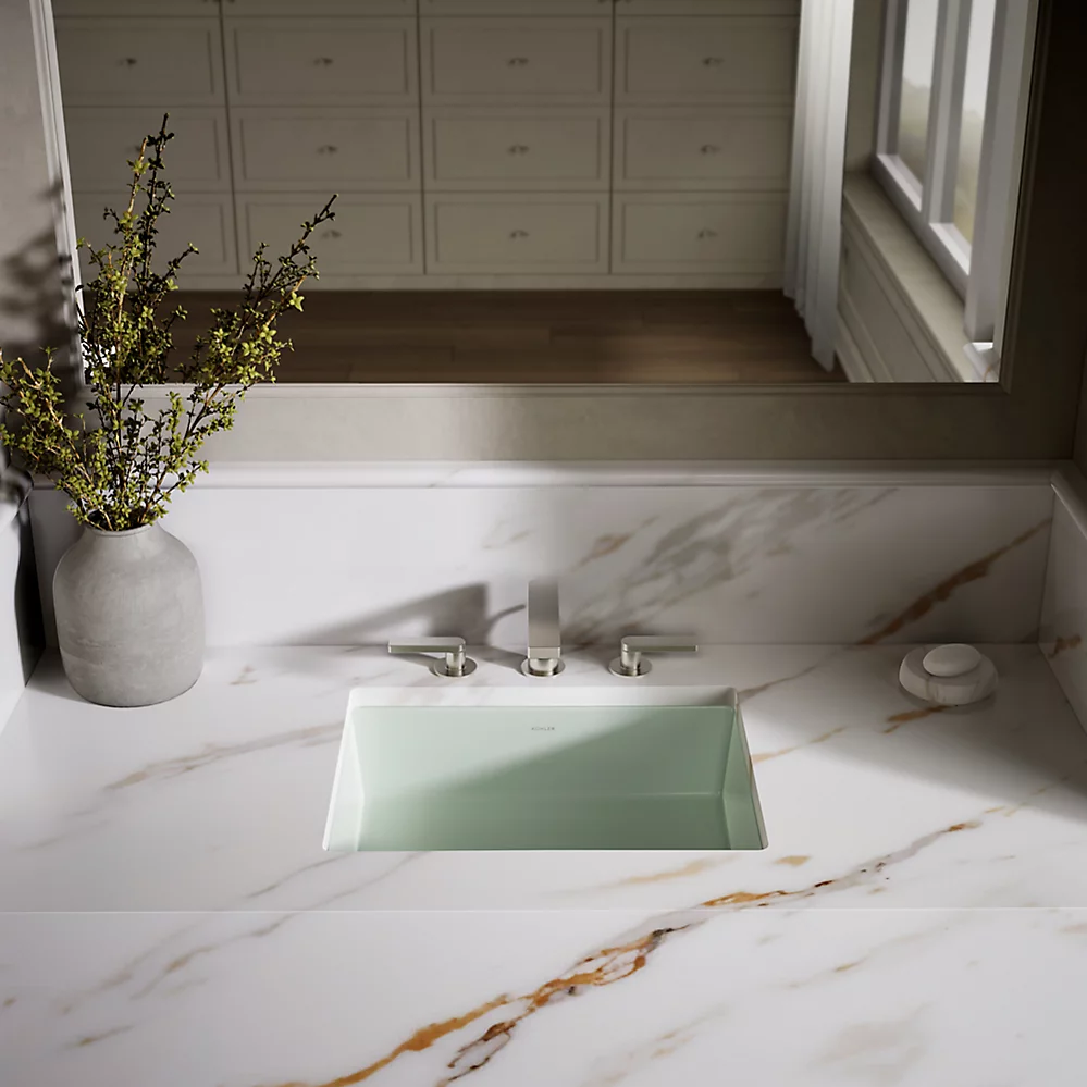 Kohler Verticyl 19-3/4" Rectangular Undermount Bathroom Sink - K-2882