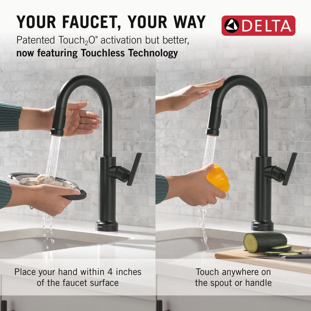 Delta Altado Touchless Pulldown Bar/Prep Faucet - 9986TL