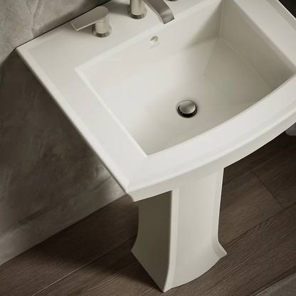 Kohler Archer 24" Rectangular Pedestal Bathroom Sink