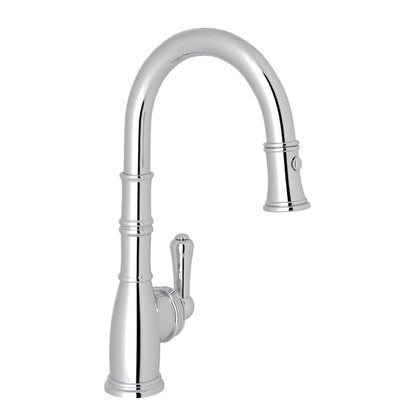 Perrin & Rowe Georgian Era Pull-Down Bar/Food Prep Kitchen Faucet