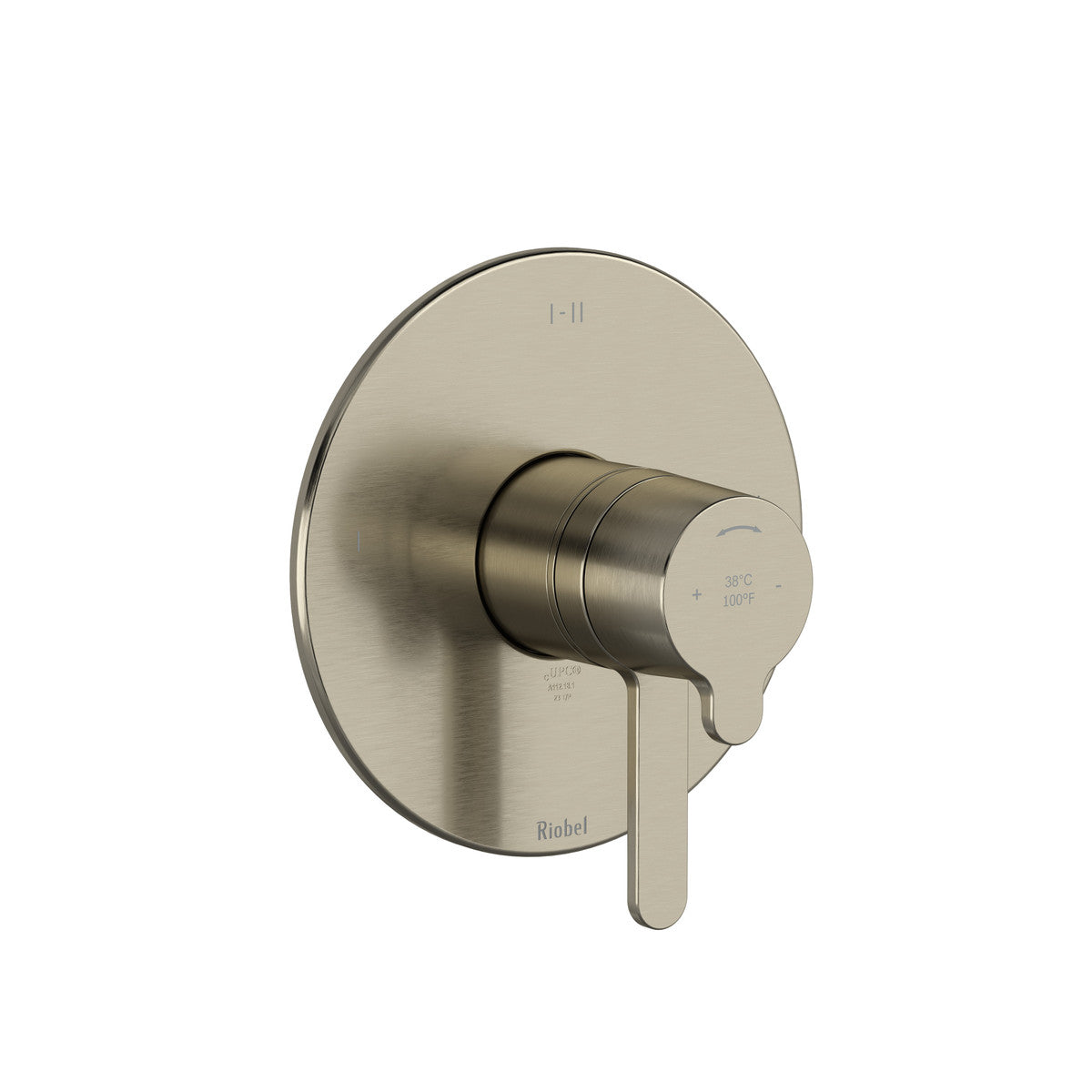 Riobel Nibi 1/2" Therm & Pressure Balance Trim With 2 Functions (No Share) - TNB44