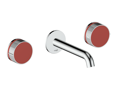 Vogt Mond 8" C.C. Wall-Mount Lavatory Faucet in Chrome, Trim Only