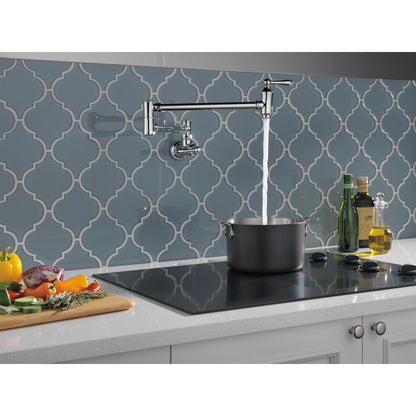Delta Traditional Wall Mount Pot Filler - 1177LF