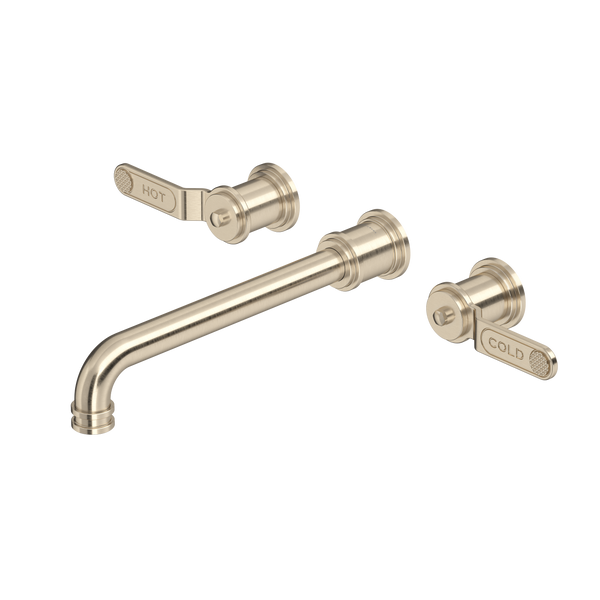 Perrin & Rowe Armstrong Wall Mount Tub Filler Trim Lever Handles