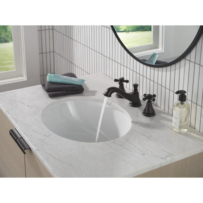 Delta Cassidy Metal Cross Handle Kit for Deck Mount Bathroom & Bidet - H295