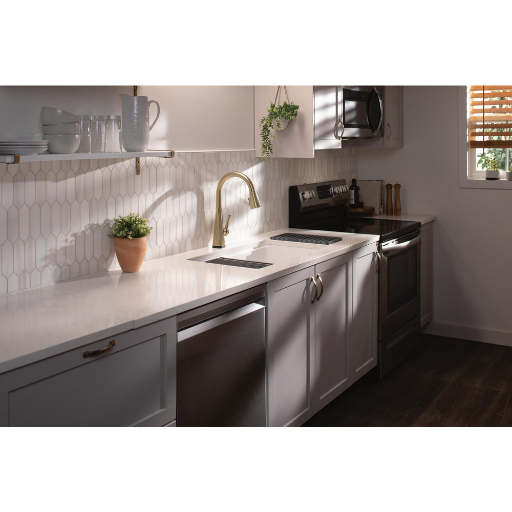 Delta Lenta Single-Handle Pull-Down Kitchen Faucet With Touch2O Technology