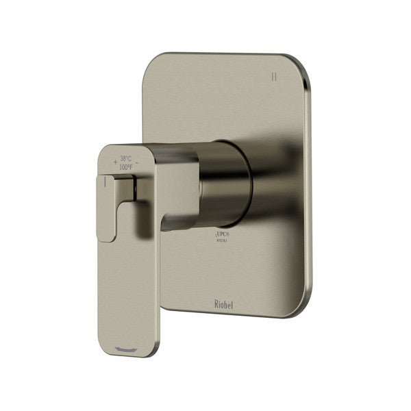 Riobel Equinox 1/2" Therm & Pressure Balance Trim With 5 Functions (Share) - TEQ45N