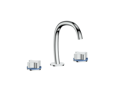 Vogt Mond 8" C.C. Lavatory Faucet With Pop-Up Drain - Crescent Handle - BF.M2.1331