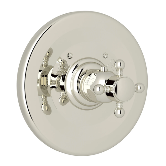 Rohl Acqui 3/4" Thermostatic Trim Without Volume Control, Cross Handles - A4914XM
