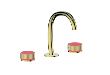 Vogt Mond 8" C.C. Lavatory Faucet With Pop-Up Drain - Moon Handle - BF.M1.1331