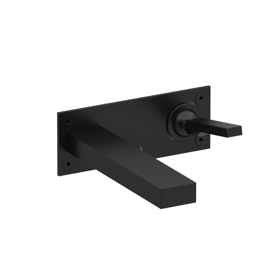 Kubik™ Wall Mount Lavatory Faucet black - Eunoia Home
