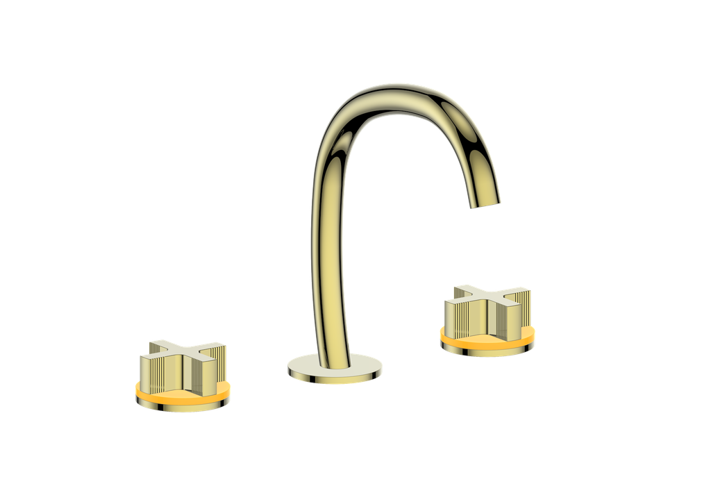 Vogt Mond 8" C.C. Lavatory Faucet With Pop-Up Drain - Cross Handle - BF.M3.1331
