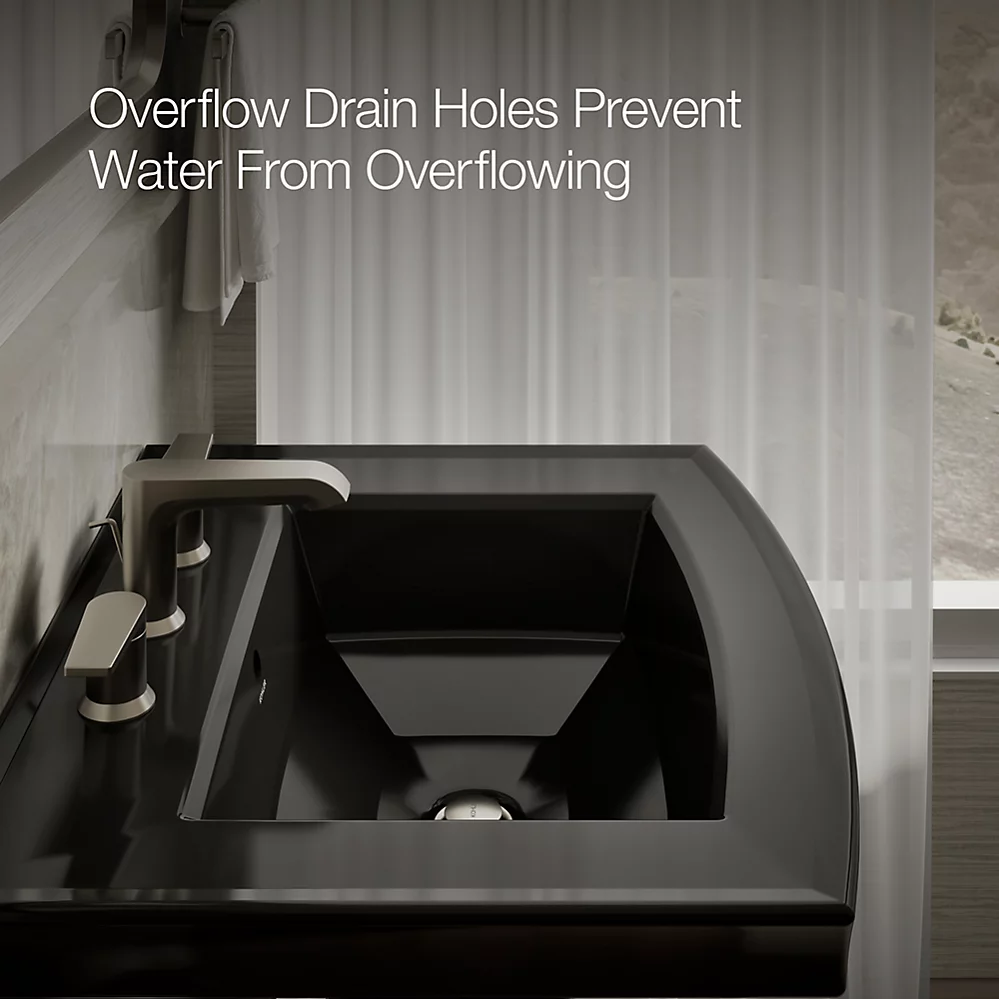 Kohler Archer 24" Rectangular Pedestal Bathroom Sink
