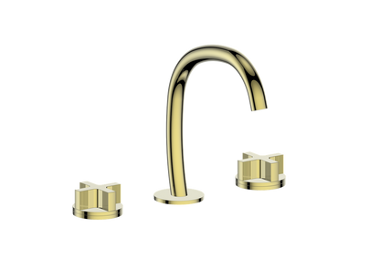 Vogt Mond 8" C.C. Lavatory Faucet With Pop-Up Drain - Cross Handle - BF.M3.1331