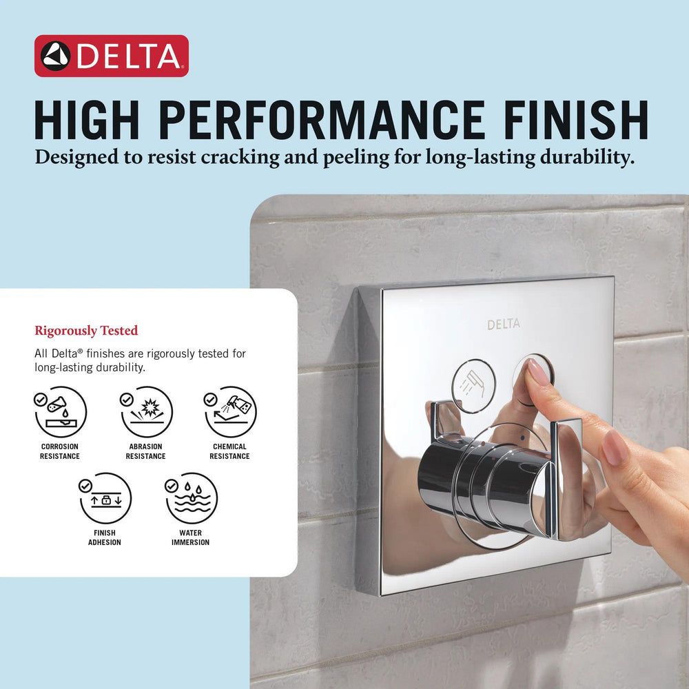 Delta SelectChoice Ara Angular Modern Push-Button Shower Trim - T37T267