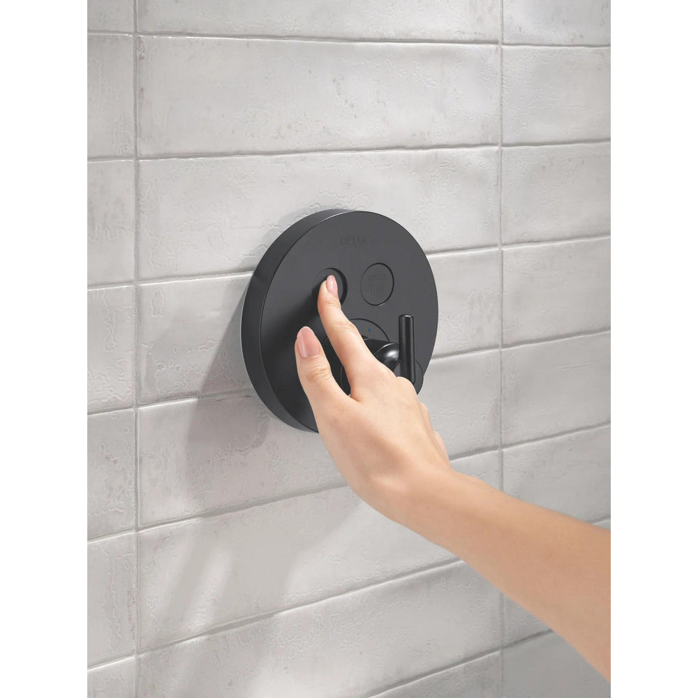 Delta Trinsic SelectChoice Round Contemporary Push-Button Shower Trim - T37T259