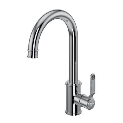 Perrin & Rowe Armstrong Bar/Food Prep Kitchen Faucet With C-Spout Single Spray 1.8 GPM