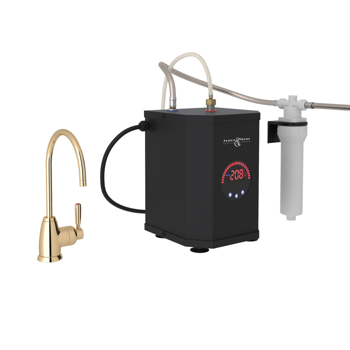 Perrin & Rowe Distributeur d'eau chaude, réservoir et kit de filtre Holborn - U.KIT1347LS