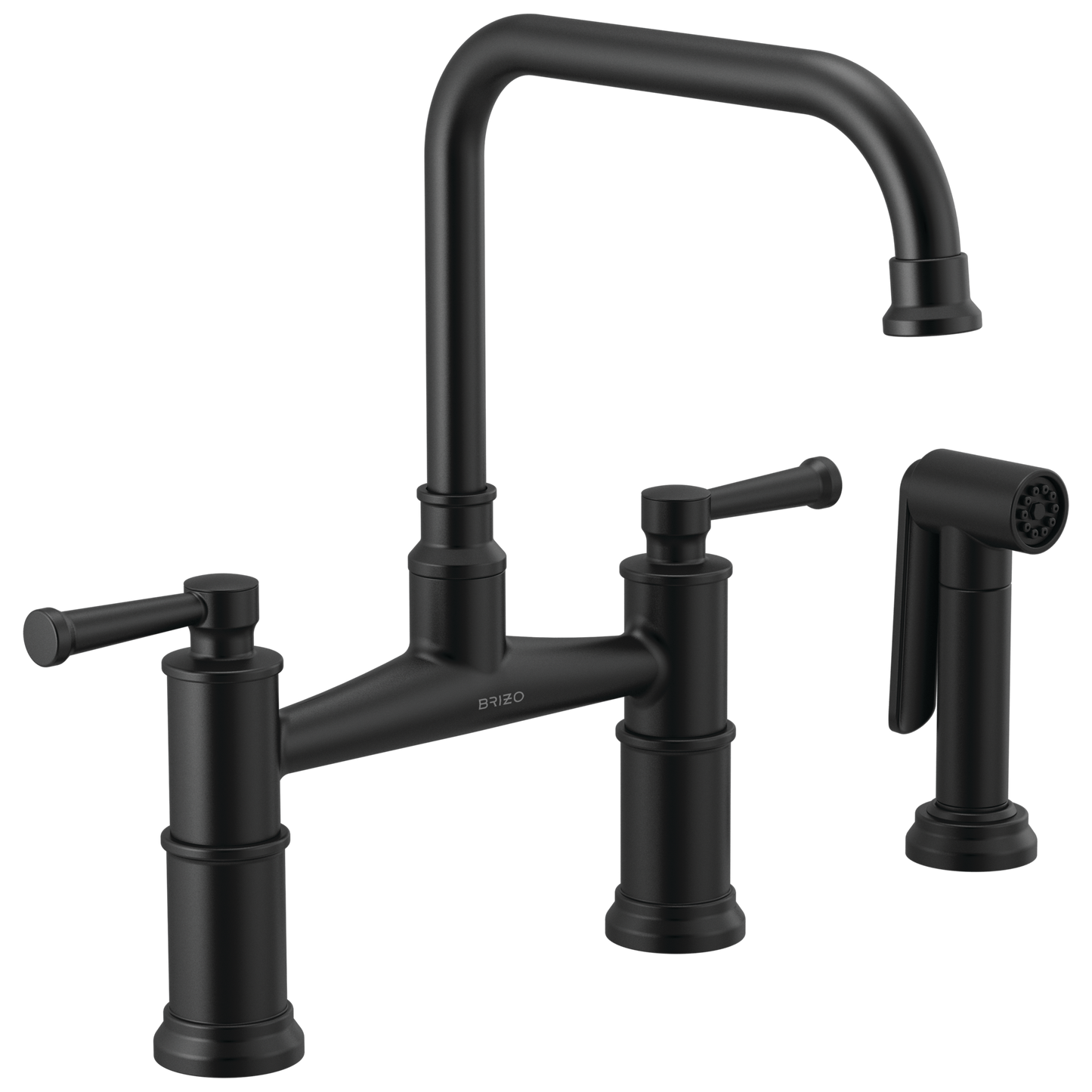 Brizo Artesso Bridge Faucet With Side Sprayer - 62525LF
