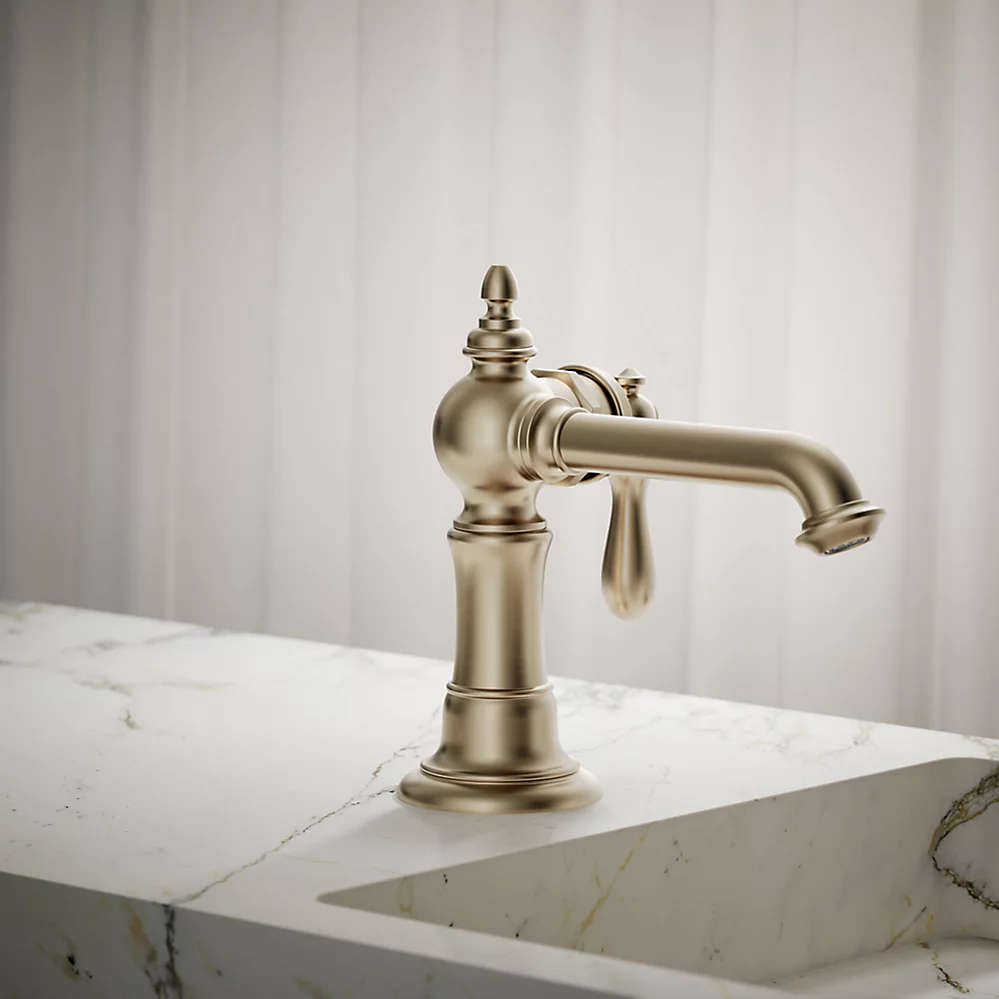 Kohler Artifacts Single-Handle Bathroom Sink Faucet, 1.2 GPM