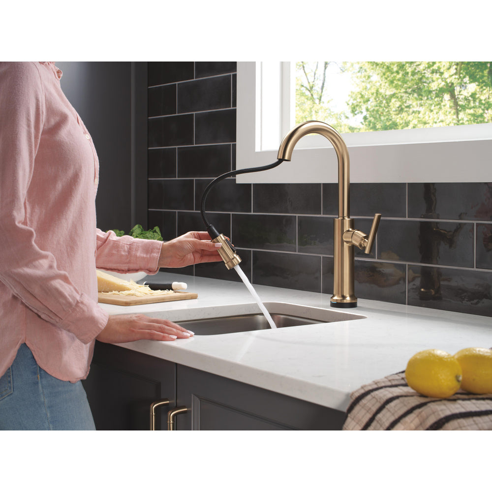 Delta Altado Touchless Pulldown Bar/Prep Faucet - 9986TL