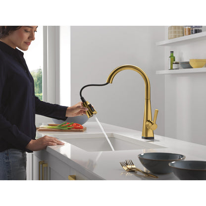 Delta Lenta Touchless Pull-Down Kitchen Faucet