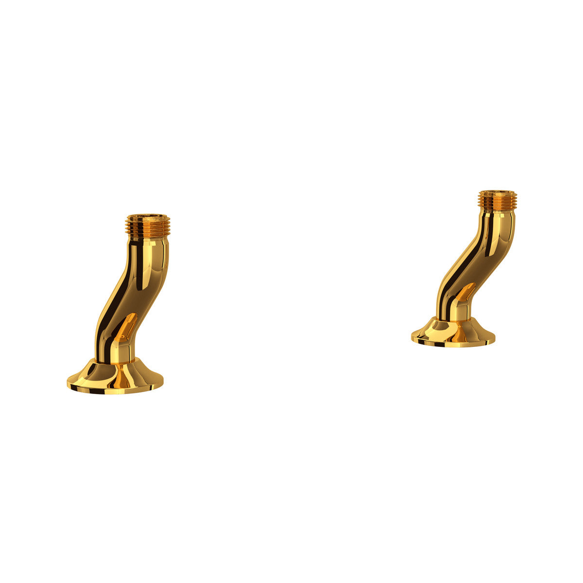 Perrin & Rowe Georgian Era Bridge Kitchen Faucet Deck Unions - U.6793