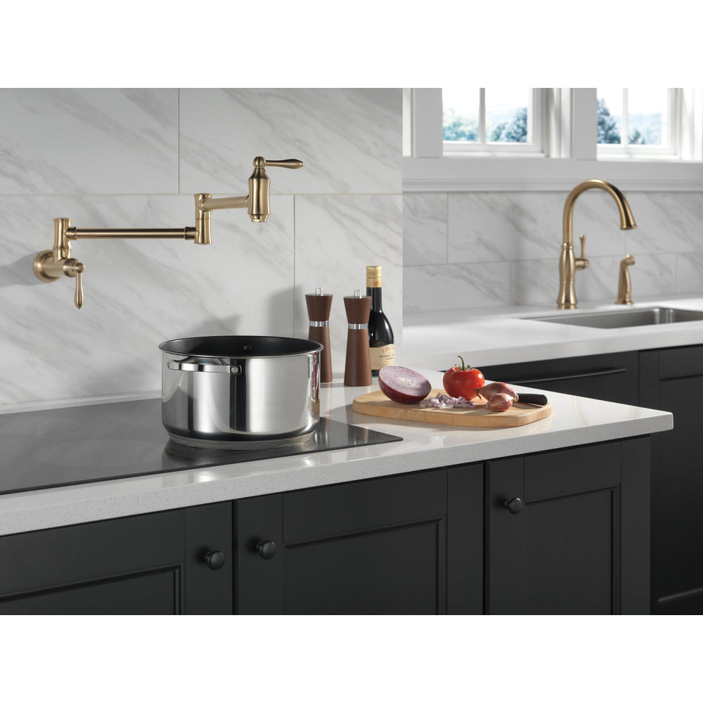 Delta Traditional Wall Mount Pot Filler - 1177LF