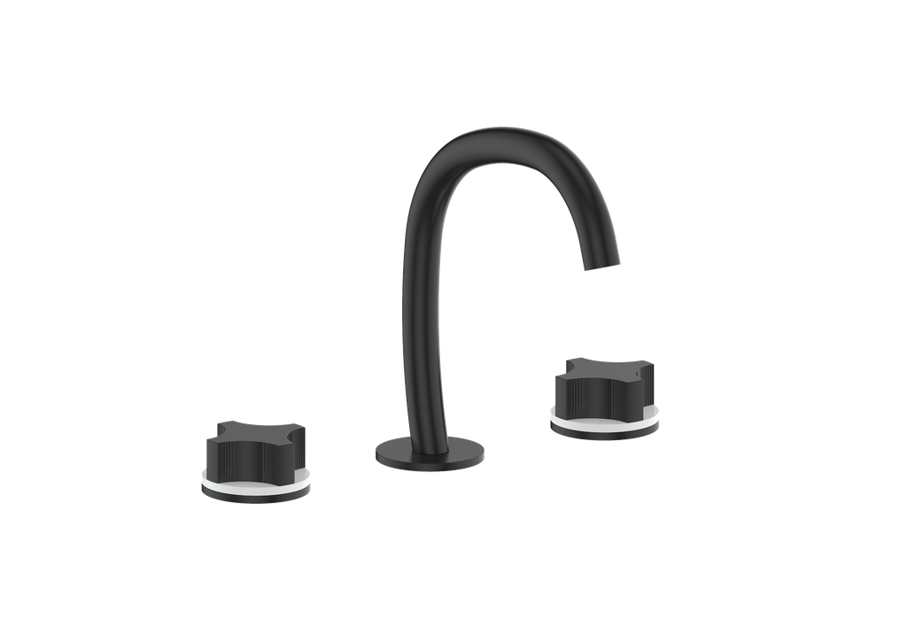 Vogt Mond 8" C.C. Lavatory Faucet With Pop-Up Drain - Crescent Handle - BF.M2.1331