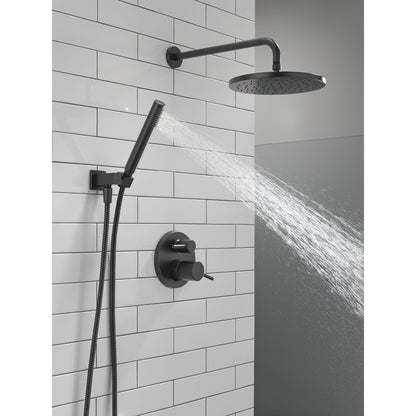 Delta T342702 Modern Cylindrical Raincan Shower Trim with Hand Shower