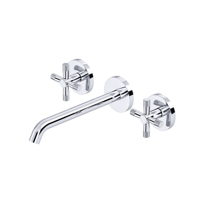Rohl Amahle Wall Mount Lavatory Faucet Trim, Cross Handles - TAM08W3XM