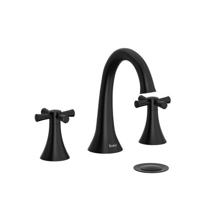 Riobel Edge Widespread Bathroom Faucet Cross Handle, ED08+