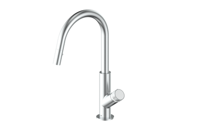 Vogt Mond 16" Kitchen Faucet in Stainless Steel, KF.16M1.1504.SS