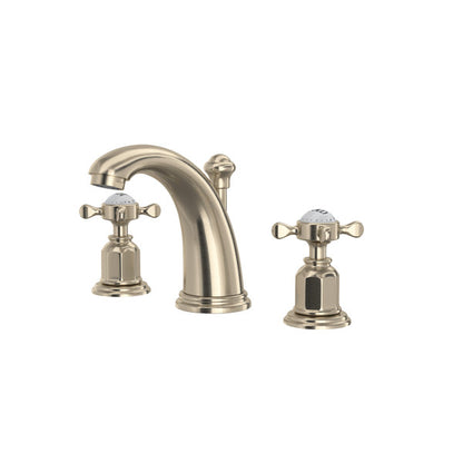 Perrin & Rowe Edwardian Widespread Lavatory Faucet, Cross Handle