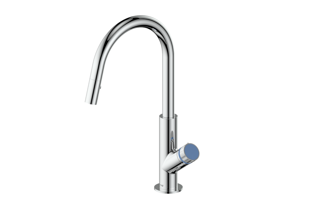 Vogt Mond 16" Kitchen Faucet in Chrome, KF.16M1.1504.CC