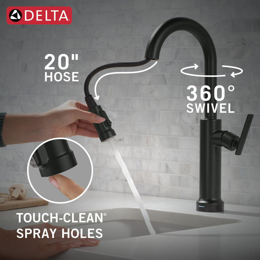 Delta Altado Touchless Pulldown Bar/Prep Faucet - 9986TL