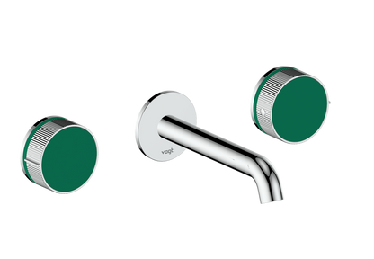 Vogt Mond 8" C.C. Wall-Mount Lavatory Faucet in Chrome, Trim Only